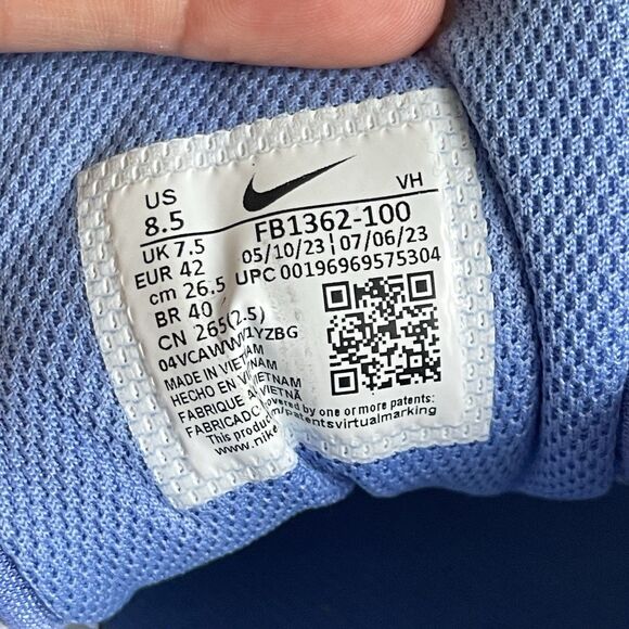 Nike Full Force Low Sneakers Polar Blue/Sail White/Black FB1362-100 Men 8.5 M main image 7
